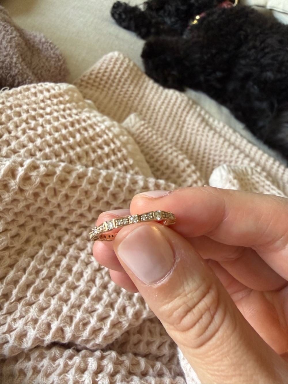 Dana Rebecca Designs 14k Rose Gold Diamond Eternity Band